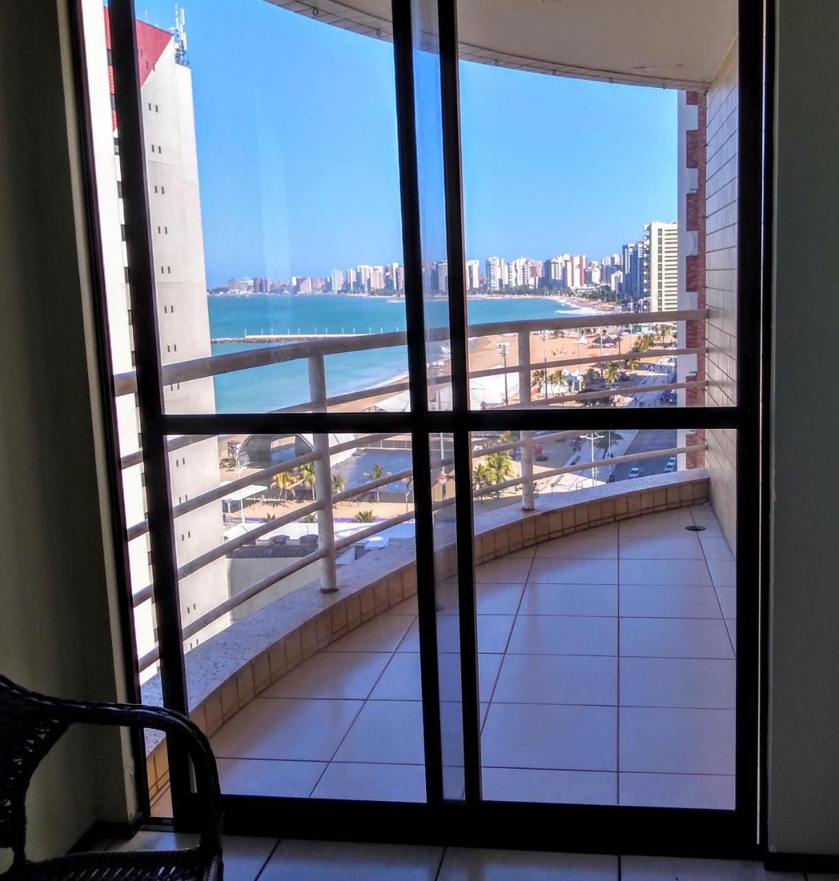 Atlantico Ocean Vista Mar Apartment Fortaleza  Bagian luar foto