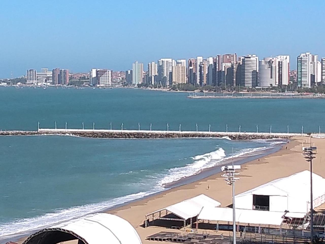 Atlantico Ocean Vista Mar Apartment Fortaleza  Bagian luar foto